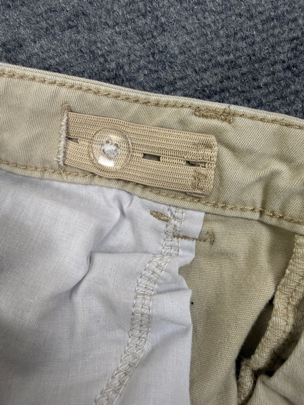 wonder nation kids Straight-Leg Khaki Pants Adjustable Waist Sz 12 (K1) - Picture 7 of 8
